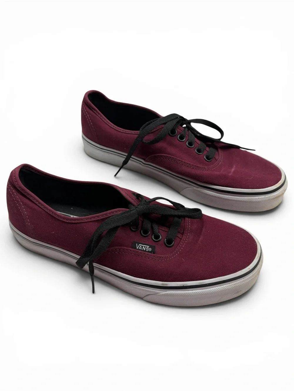 Vans Women’s Canvas Authentic Sneaker - Burgundy M7.5W9